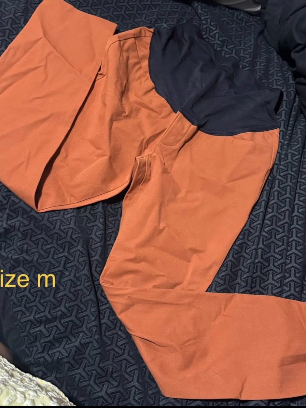Old Navy Rust Orange Maternity Panel Waist Chinos